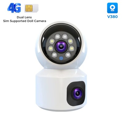 V380 Pro Dual Lens Sim Supported Wi-Fi Camera